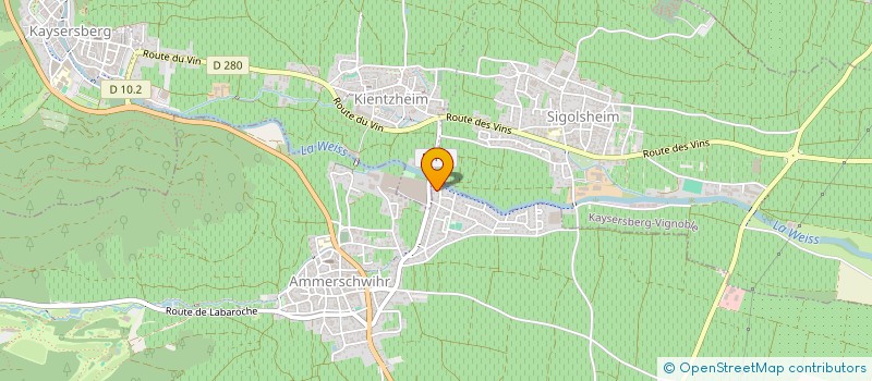 localisation de l'entreprise DOUAL  AMMERSCHWIHR