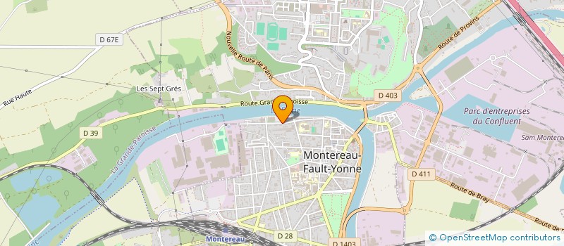 localisation de l'entreprise DOUANG à MONTEREAU-FAULT-YONNE