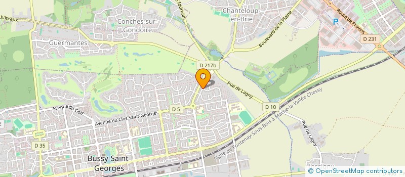 localisation de l'entreprise DOUANG CHAN 77  BUSSY-SAINT-GEORGES