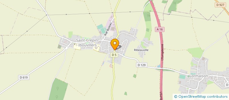 localisation de l'entreprise DOUANGE  SAINT-CREPIN-IBOUVILLERS