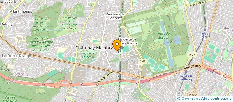 localisation de l'entreprise DOUAR à CHATENAY-MALABRY