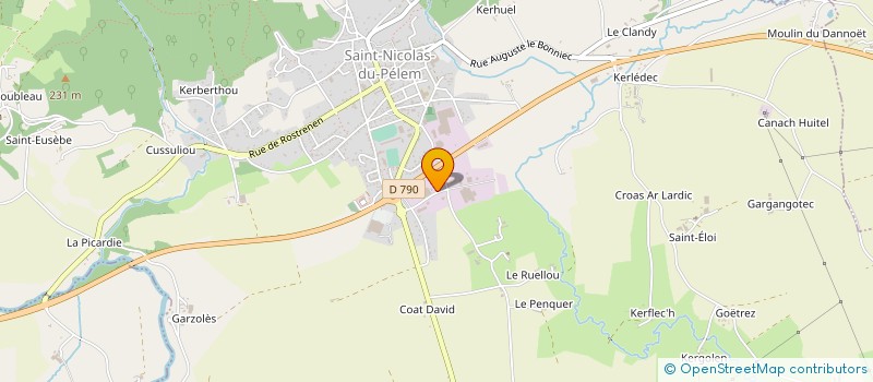 localisation de l'entreprise DOUAR DEN à SAINT-NICOLAS-DU-PELEM