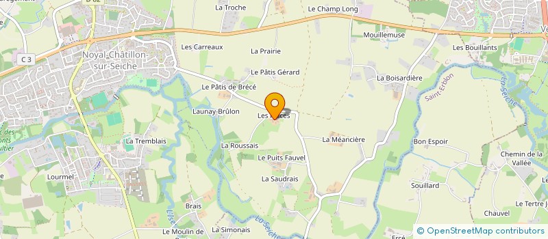localisation de l'entreprise DOUAR HA MEN  NOYAL-CHATILLON-SUR-SEICHE