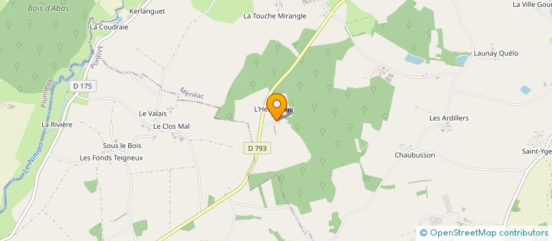 localisation de l'entreprise DOUAR MENIEG  MENEAC