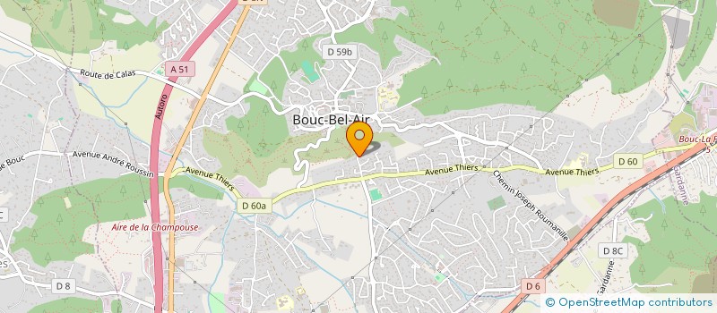 localisation de l'entreprise DOUARD ELECTRICITE à BOUC-BEL-AIR