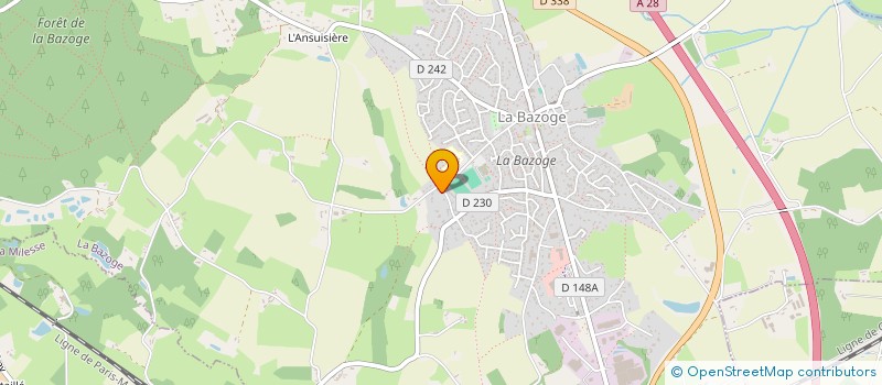 localisation de l'entreprise DOUARD FAMILY IMMO  LA BAZOGE