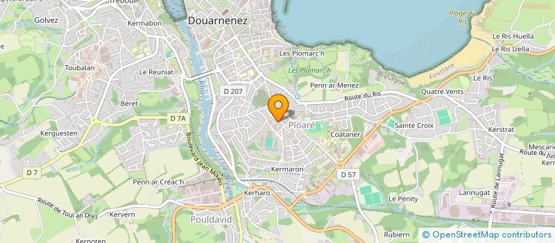 localisation de l'entreprise DOUARNENEZ APNEE  DOUARNENEZ
