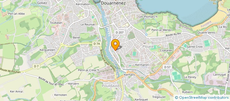localisation de l'entreprise DOUARNENEZ FOOTBALL DE TABLE  DOUARNENEZ