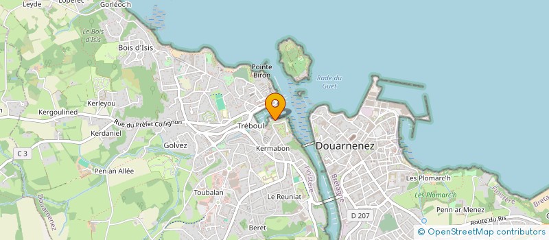 localisation de l'entreprise DOUARNENEZ YACHTING à DOUARNENEZ