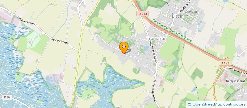 localisation de l'entreprise DOUAUD à GUERANDE