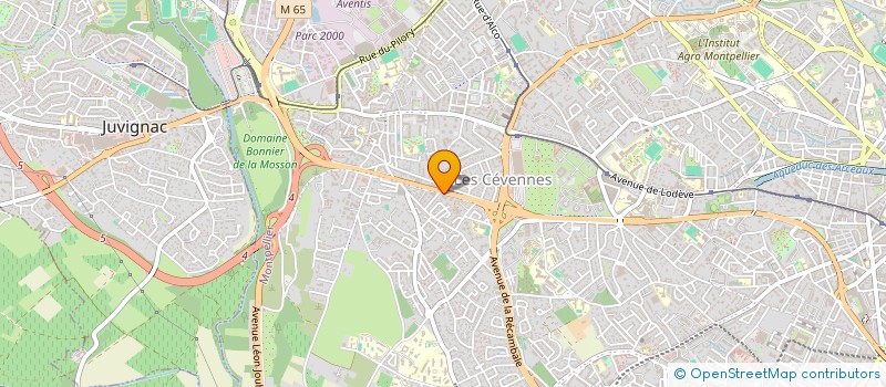 localisation de l'entreprise DOUAWASH à MONTPELLIER