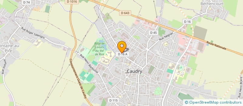 localisation de l'entreprise DOUAY COLLINSE à CAUDRY