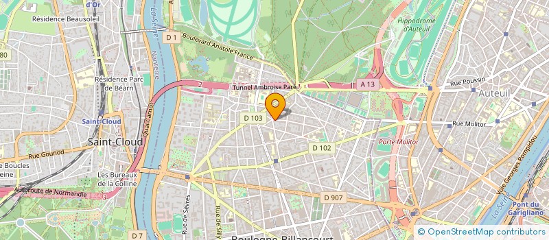 localisation de l'entreprise DOUAY-HAUSER à BOULOGNE-BILLANCOURT