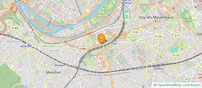 localisation de l'entreprise DOUBLAGE PLOMBERIE PARQUETS CARRELAGE à ISSY-LES-MOULINEAUX