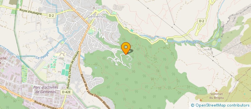 localisation de l'entreprise DOUBLAIX  GEMENOS