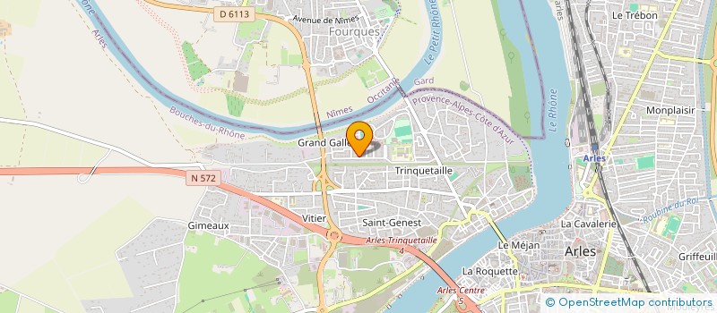 localisation de l'entreprise DOUBLE A PRODUCTION à ARLES