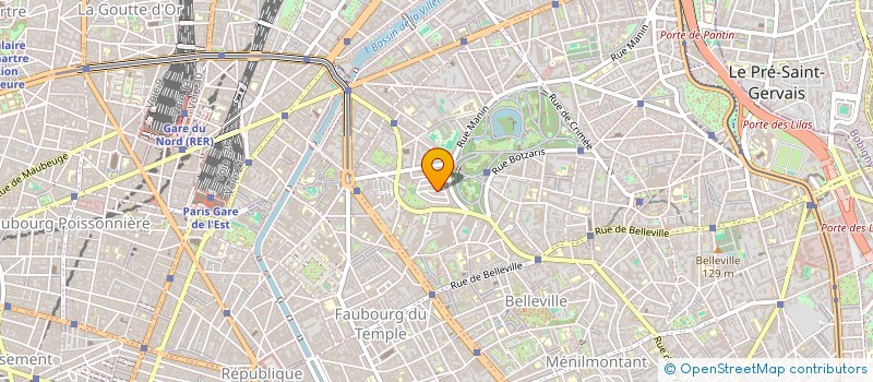 localisation de l'entreprise DOUBLE B à PARIS