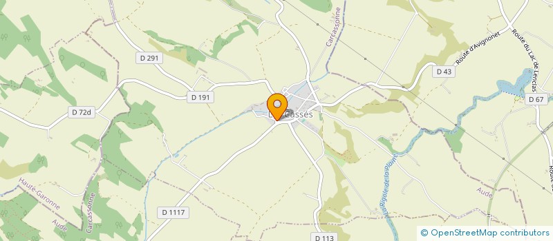 localisation de l'entreprise DOUBLE B  LES CASSES