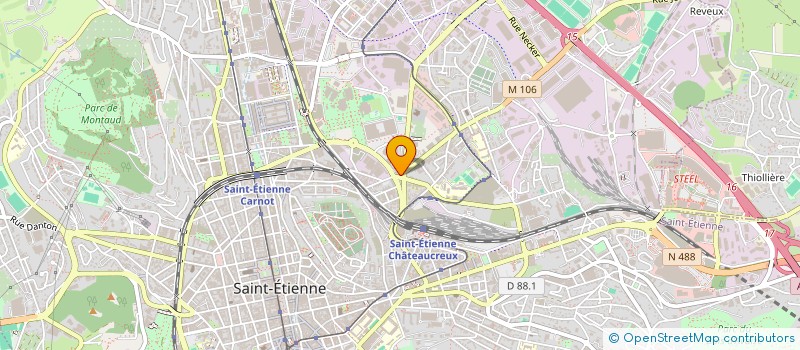 localisation de l'entreprise DOUBLE B  SAINT-ETIENNE