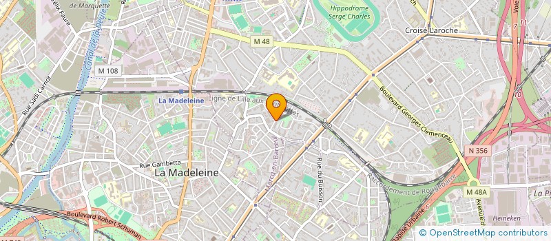 localisation de l'entreprise DOUBLE CLIC à MARCQ-EN-BARŒUL