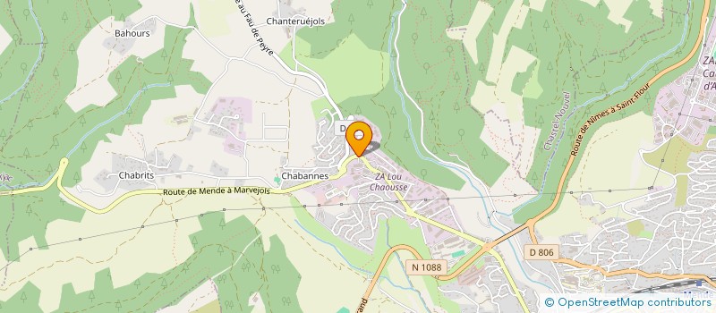 localisation de l'entreprise DOUBLE CLIK  MENDE