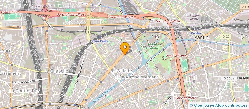 localisation de l'entreprise DOUBLE CONTACT  PARIS