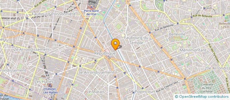 localisation de l'entreprise DOUBLE CREAM  PARIS