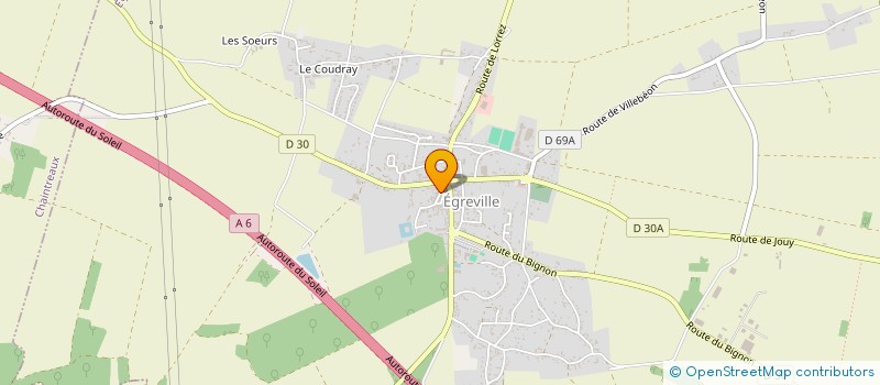 localisation de l'entreprise DOUBLE CROCHE à EGREVILLE