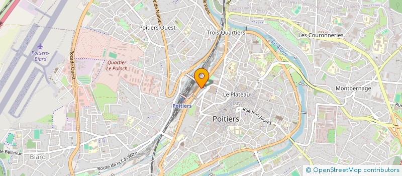 localisation de l'entreprise DOUBLE CROCHE  POITIERS