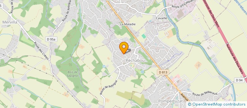 localisation de l'entreprise DOUBLE D  PECHBUSQUE