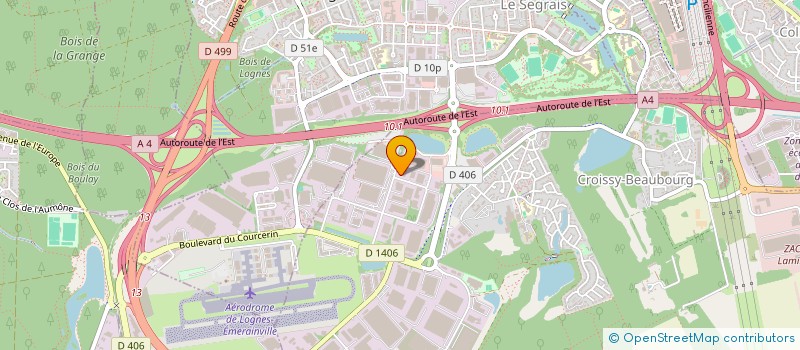 localisation de l'entreprise DOUBLE D FINANCE  CROISSY-BEAUBOURG