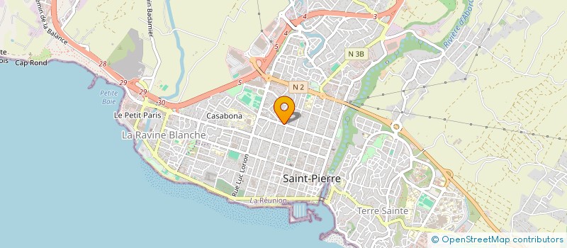 localisation de l'entreprise DOUBLE DIX-SEPT à SAINT-PIERRE
