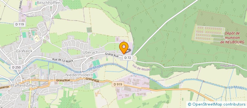 localisation de l'entreprise DOUBLE FACE IMMOBILIER  VAL-DE-MODER