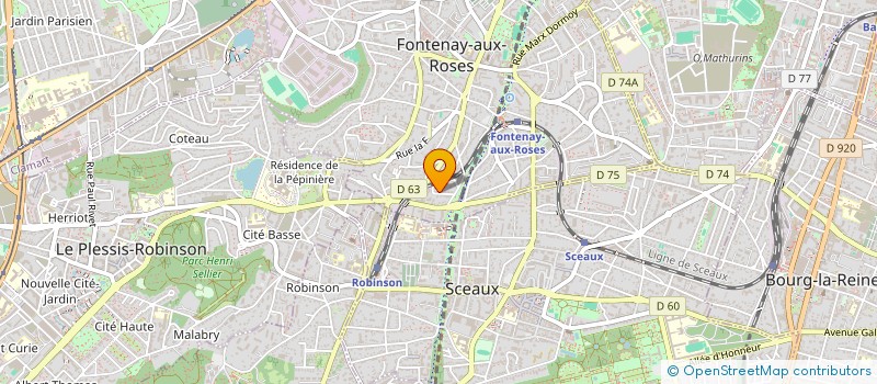 localisation de l'entreprise DOUBLE G à FONTENAY-AUX-ROSES