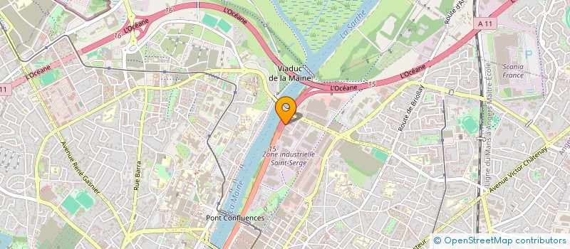 localisation de l'entreprise DOUBLE-G  ANGERS