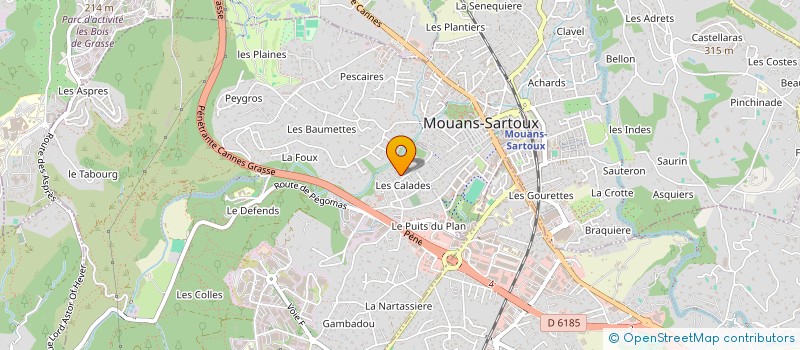 localisation de l'entreprise DOUBLE G  MOUANS-SARTOUX