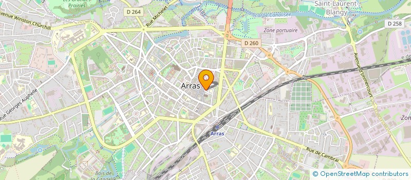 localisation de l'entreprise DOUBLE H à ARRAS