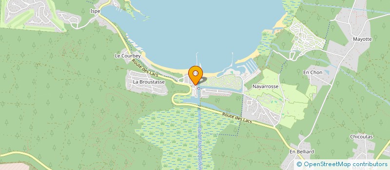 localisation de l'entreprise DOUBLE-IMMO  BISCARROSSE