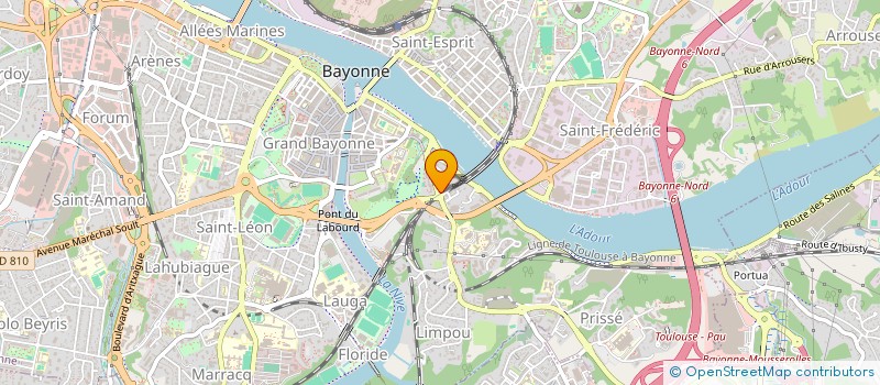 localisation de l'entreprise DOUBLE JACK S à BAYONNE