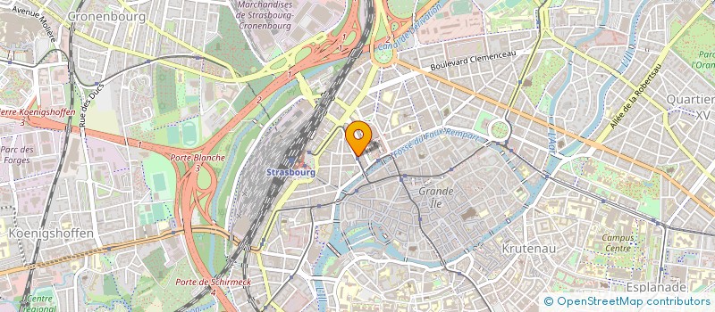 localisation de l'entreprise DOUBLE JE à STRASBOURG