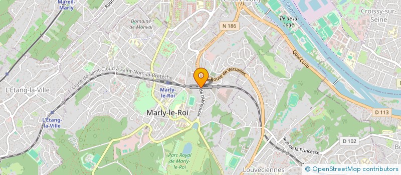 localisation de l'entreprise DOUBLE JEUX  MARLY-LE-ROI