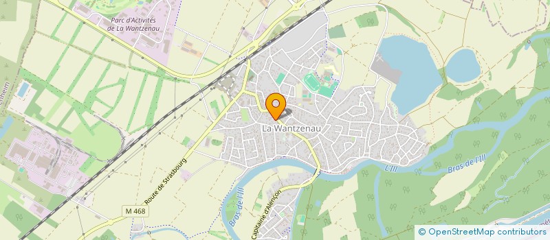 localisation de l'entreprise DOUBLE JU  LA WANTZENAU