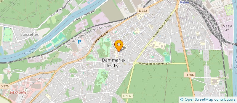 localisation de l'entreprise DOUBLE M à DAMMARIE-LES-LYS