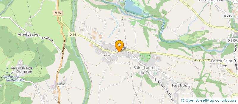 localisation de l'entreprise DOUBLE M  SAINT-LAURENT-DU-CROS