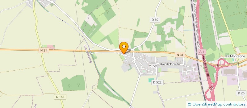 localisation de l'entreprise DOUBLE M  ARSY