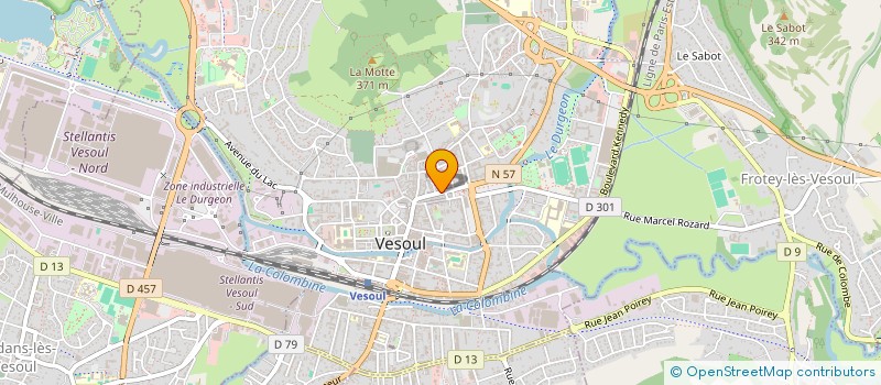 localisation de l'entreprise DOUBLE MIXTE  VESOUL