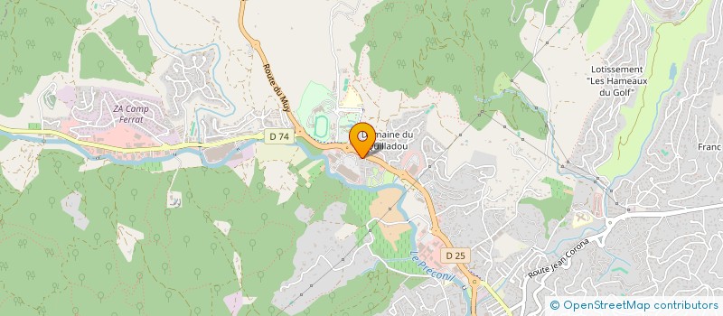 localisation de l'entreprise DOUBLE N à SAINTE-MAXIME