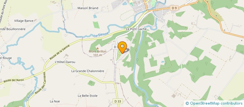 localisation de l'entreprise DOUBLE N  GAVRAY-SUR-SIENNE