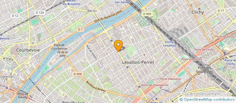 localisation de l'entreprise DOUBLE PAGE à LEVALLOIS-PERRET