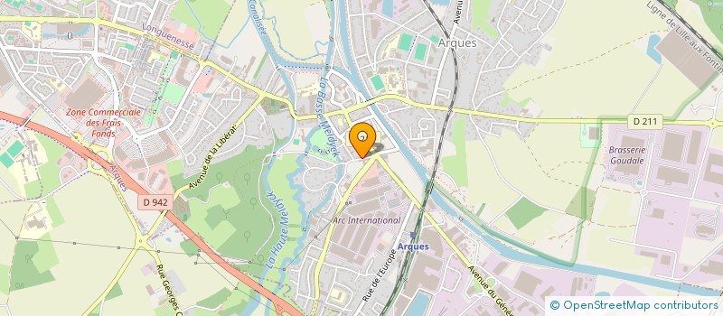 localisation de l'entreprise DOUBLE PLATEAU à ARQUES